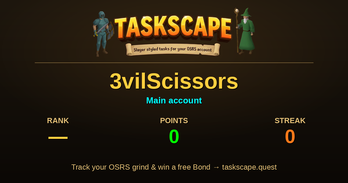 3vilScissors rank card