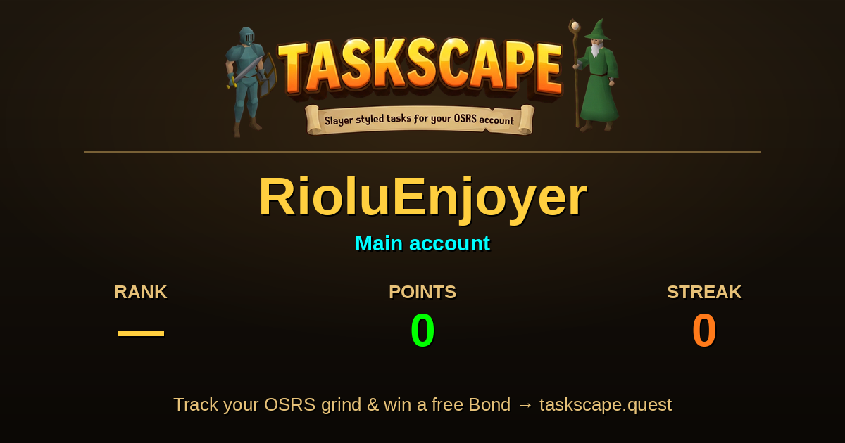 RioluEnjoyer rank card