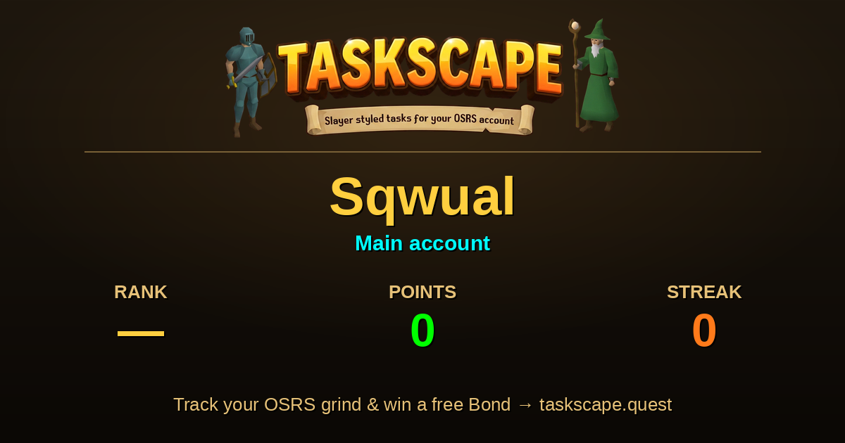 Sqwual rank card